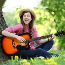 Load image into Gallery viewer, 41 Inch Full Size Steel-String Guitar Acoustic Guitar with Gig Bag Tuner Pick