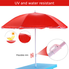 Load image into Gallery viewer, Kids Picnic Table Bench Set Children Learning Eating Desk W/ Removable Umbrella
