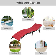 Load image into Gallery viewer, 2PCS Folding Chaise Lounge Double-sided Cushioned