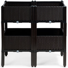 Load image into Gallery viewer, Set of 4 Raised Garden Bed Kits Elevated Flower Vegetable Herb Grow Planter Box