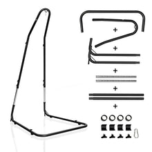 Load image into Gallery viewer, Large Heavy Duty C-stand Hanging Swing Egg Chair Hammock Frame Adjustable Height