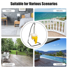Load image into Gallery viewer, Large Heavy Duty C-stand Hanging Swing Egg Chair Hammock Frame Adjustable Height