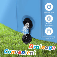 Load image into Gallery viewer, Foldable Dog Pool Indoors & Outdoors Leak-proof Pet Swimming Pool with Rotatable Drain Valve Portable PVC Pet Bathing Tub with Anti-slip Bottom