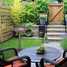 Load image into Gallery viewer, Bird Bath Garden Pedestal Birds Feeder Freestanding Antique Feeding