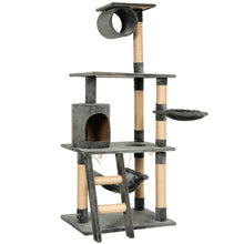 Load image into Gallery viewer, Multi-Level Plush Cat Paradise Large Cat Tree Scratching Post Perch Play Center