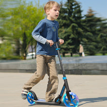 Load image into Gallery viewer, Adult Teens Kick Scooter Foldable Ride On 2 Big Wheels Adjustable W/ LED Light
