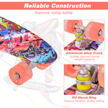 Load image into Gallery viewer, 22" Skateboard LED Light Up PU Wheel Complete Cruiser Retro Deck Kids Adults