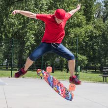 Load image into Gallery viewer, 22" Skateboard LED Light Up PU Wheel Complete Cruiser Retro Deck Kids Adults