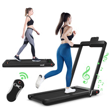Load image into Gallery viewer, 2 in 1 Folding Treadmill Electric Walking Running Machine Bluetooth LED Display