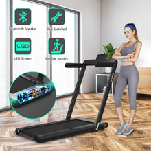 Load image into Gallery viewer, 2 in 1 Folding Treadmill Electric Walking Running Machine Bluetooth LED Display