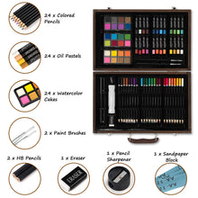 Load image into Gallery viewer, 80-Piece Art Set Drawing Kit