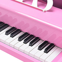 Load image into Gallery viewer, 30-Key Kids Wooden Keyboard Mini Grand Piano with Stool Musical Instrument Toy