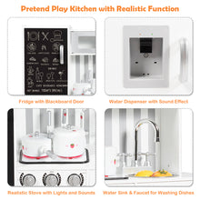 Load image into Gallery viewer, Large Wooden Kids Play Kitchen Children’s Role Play Cooking Set Toy Boys&Girls