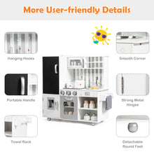 Load image into Gallery viewer, Large Wooden Kids Play Kitchen Children’s Role Play Cooking Set Toy Boys&Girls