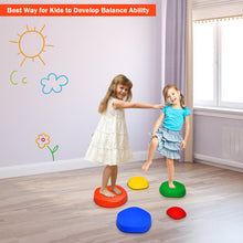 Load image into Gallery viewer, 5 PCS Kids Balance Stepping Stones Educational River Stones Game Non-slip Edge