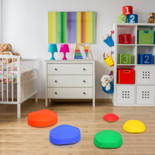 Load image into Gallery viewer, 5 PCS Kids Balance Stepping Stones Educational River Stones Game Non-slip Edge