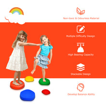 Load image into Gallery viewer, 5 PCS Kids Balance Stepping Stones Educational River Stones Game Non-slip Edge