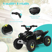 Load image into Gallery viewer, 6V Battery Powered Ride on Quad Bike ATV Electric Mini Vehicle Car For Toddler