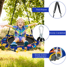 Load image into Gallery viewer, 2 in 1 Kids Trampoline with Handle Height Adjustable Children Tree Swings Nest