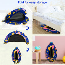 Load image into Gallery viewer, 2 in 1 Kids Trampoline with Handle Height Adjustable Children Tree Swings Nest