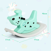 Load image into Gallery viewer, Baby Rocking Horse Toddler Rocker Ride Horse Toy W/ Music & Light Gift Green