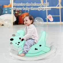 Load image into Gallery viewer, Baby Rocking Horse Toddler Rocker Ride Horse Toy W/ Music & Light Gift Green