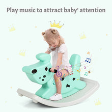 Load image into Gallery viewer, Baby Rocking Horse Toddler Rocker Ride Horse Toy W/ Music & Light Gift Green