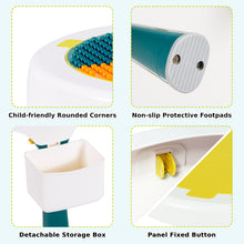 Load image into Gallery viewer, Kids Table and 2 Chairs Set One-Button Folding 5-in-1 Multi Activity Table Set for Learning