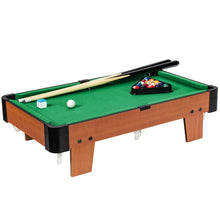 Load image into Gallery viewer, Mini Billiards Pool Table Wooden Tabletop Snooker Game Set Family Fun Game