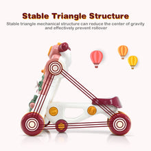 Load image into Gallery viewer, 3-In-1 Baby Sit-To-Stand Walker Infant Toddler Ride on Car Toy W/ Fun Game Panel