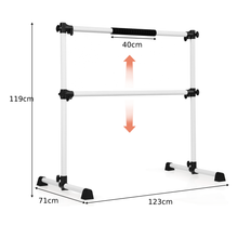 Load image into Gallery viewer, Double Ballet Stretch Barre Gymnastics Bar Portable Freestanding Dance Exercise