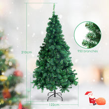 Load image into Gallery viewer, 7FT Artificial Christmas Tree Artificial Xmas Pine Tree Holiday Decoration
