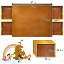 Load image into Gallery viewer, Puzzle Board Jigsaw Storage Table Four Sliding Drawers Smooth Surface 1500 PCS