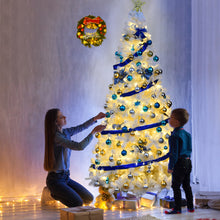 Load image into Gallery viewer, 2.4m Christmas Xmas Tree Hausen Traditional White Indoor Artificial Trees Decoration