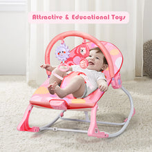 Load image into Gallery viewer, Electric Baby Infant Bouncer Rocker Vibration Chair Musical Cradle Swing Seat