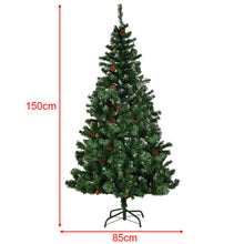 Load image into Gallery viewer, 1.5m Artificial Christmas Tree Snow Cones Large Realistic Xmas Trees Decoration