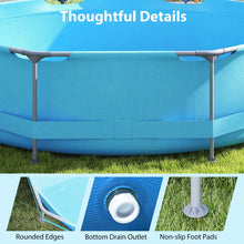 Load image into Gallery viewer, 10/12 Feet Round Outdoor Framed Pool Set with Filter Pump
