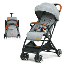 Load image into Gallery viewer, Folding Pushchair with Adjustable Backrest and Footrest
