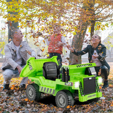 Load image into Gallery viewer, 12V Kids Ride on Dump Truck with Electric Dump Bed
