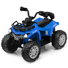 Load image into Gallery viewer, 12V Electric Powered Quad Vehicle with Spring Suspension Oversized Wheels and Storage Basket
