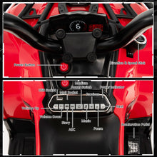 Load image into Gallery viewer, 12V Electric Powered Quad Vehicle with Spring Suspension Oversized Wheels and Storage Basket
