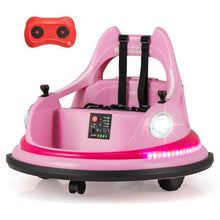 Load image into Gallery viewer, 12V Kids Ride On Bumper Car with Dual Joysticks and 5 Light Effects
