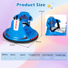 Load image into Gallery viewer, 12V Kids Ride On Electric Bumper Car with Dual Joysticks and Remote Control
