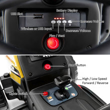 Load image into Gallery viewer, 12V Kids Ride On Tractor with Trailer Music and LED Lights
