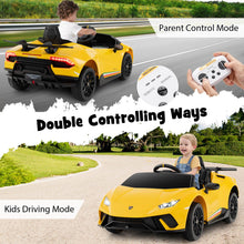 Load image into Gallery viewer, 12V Kids Ride on Car Lamborghini with Remote Control and LED Lights
