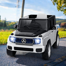Load image into Gallery viewer, Kids Ride on Car, 12V Licensed Mercedes Benz Toy Car with Remote Control, Music, Horn, Lights, USB
