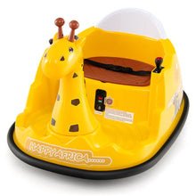 Load image into Gallery viewer, 12V Bumper Car Giraffe Toddler 360° Spinning Ride on Toy
