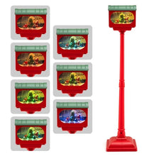 Load image into Gallery viewer, 148 CM Musical Christmas Sound and Tap Activated Xmas Indoor Street Lamp

