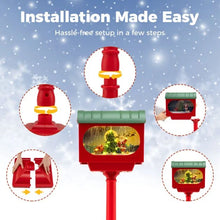Load image into Gallery viewer, 148 CM Musical Christmas Sound and Tap Activated Xmas Indoor Street Lamp

