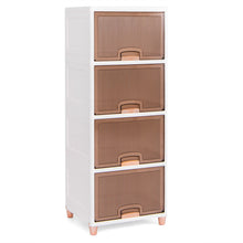 Load image into Gallery viewer, 4-Tier Storage Bins Stackable Storage Containers with Magnetic Doors
